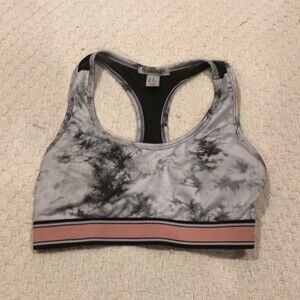 Forever 21 Black Grey Pink Women Sports Bra Size XS